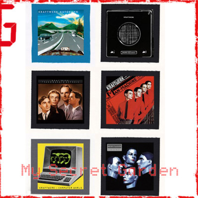 Kraftwerk - The Man Machine, Computer World Album Cloth Patch or Magnet Set  Kraftwerk - The Man Machine, Computer World Album Cloth Patch or Magnet Set